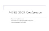 WISE 2005 Conference
