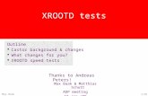 XROOTD tests