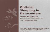 Optimal Sleeping in Datacenters