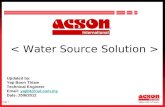 < Water Source Solution >