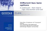 Different bus lane options