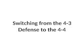Switching from the 4-3 Defense to the 4-4