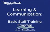 Learning & Communication: Basic Staff Training Program