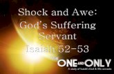 Shock and Awe: God’s Suffering Servant Isaiah 52-53