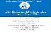 Annex C:  Relevance of  SUT  for the International Comparison Program (ICP)