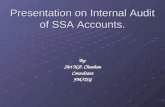 Presentation on Internal Audit of SSA Accounts.