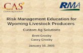 Risk Management Education for Wyoming Livestock Producers