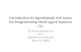 Introduction to AgentSpeak and Jason for Programming Multi-agent Systems (1)