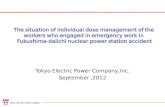 Tokyo Electric Power Company,Inc. September ,2012