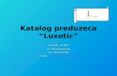 Katalog preduze c a “Luxotic”