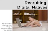 Recruiting  Digital Natives