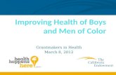 Improving Health of Boys and Men of Color