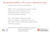Broad-Band MOS v PN Cross-Calibration Study
