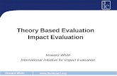 Theory Based Evaluation Impact Evaluation
