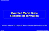 Bourses Marie Curie Réseaux de formation