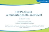 HDTV-átvitel  a műsorterjesztő szemével