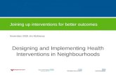 Joining up interventions for better outcomes