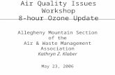 Air Quality Issues Workshop 8-hour Ozone Update