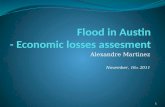 Flood in Austin -  Economic losses assesment
