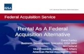 Rental As A Federal Acquisition Alternative