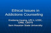 Ethical Issues in Addictions Counseling