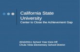 California State University Center to Close the Achievement Gap