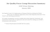 Air Quality Focus Group Discussion Summary