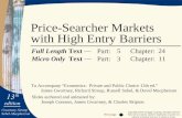Price-Searcher Markets with High Entry Barriers