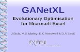 GANetXL Evolutionary Optimisation for Microsoft Excel