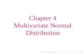 Chapter 4 Multivariate Normal Distribution
