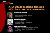 AHA 2003: Tackling LDL and  HDL for atheroma regression