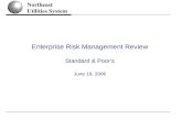 Enterprise Risk Management Review Standard & Poor’s June 19, 2006