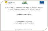 AGRO-START  - Transnational network for SME support in the animal breeding and horticulture sector
