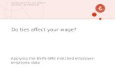 Do ties affect your wage?