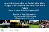 A social science view on Sustainable Water  Supply, Consumption and Sanitation in the Future