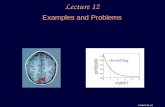 Lecture 12 Examples and Problems