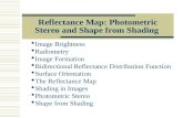 Reflectance Map: Photometric Stereo and Shape from Shading