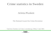 Crime statistics in Sweden