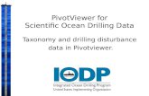 PivotViewer  for  Scientific Ocean Drilling Data