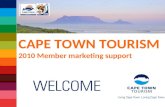 CAPE TOWN TOURISM 2010 Member marketing support