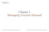 Chapter 1 Managing Tourism Demand