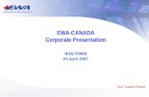 EWA-CANADA Corporate Presentation