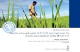 Results achieved under IFAD VII and directions for results measurement under IFAD VIII