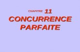 CHAPITRE  11 CONCURRENCE PARFAITE