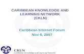 CARIBBEAN KNOWLEDGE AND LEARNING NETWORK  (CKLN)