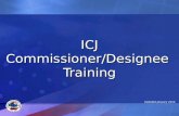 ICJ Commissioner/Designee  Training