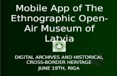 Mobile App of The Ethnographic Open-Air Museum of Latvia