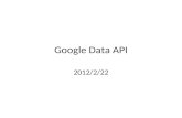 Google Data API