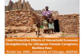 Livelihood development for ultra-poor women and PWD