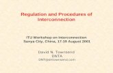 Regulation and Procedures of Interconnection